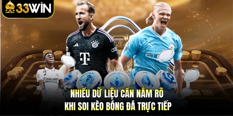 Nhiều dữ liệu cần nắm rõ khi soi kèo bóng đá trực tiếp