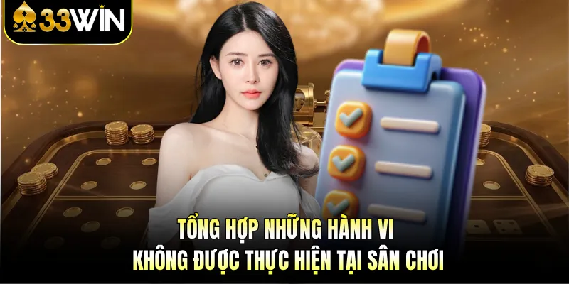 Tổng hợp những hành vi không được thực hiện tại sân chơi